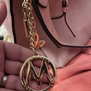 Pink Mia Farrow purse